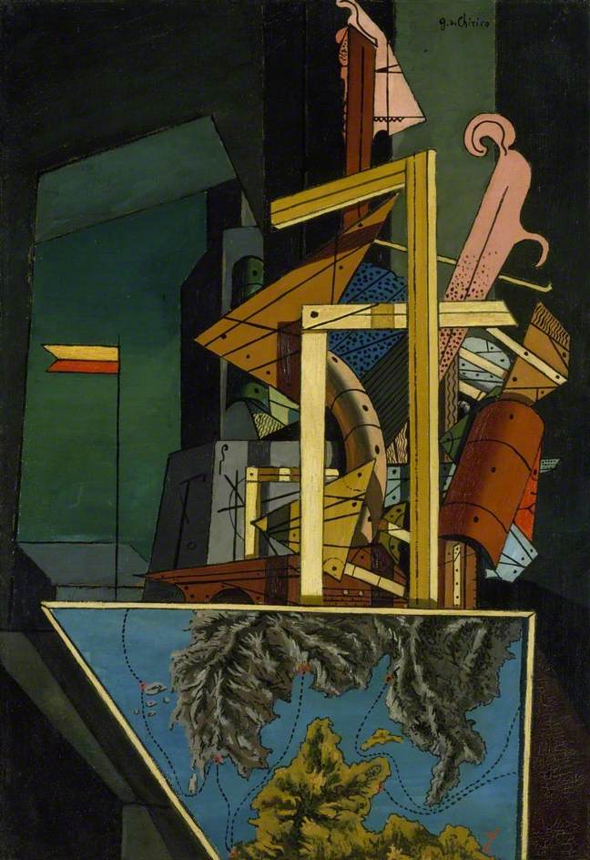 "The Melancholy of Departure" by Giorgio de Chirico